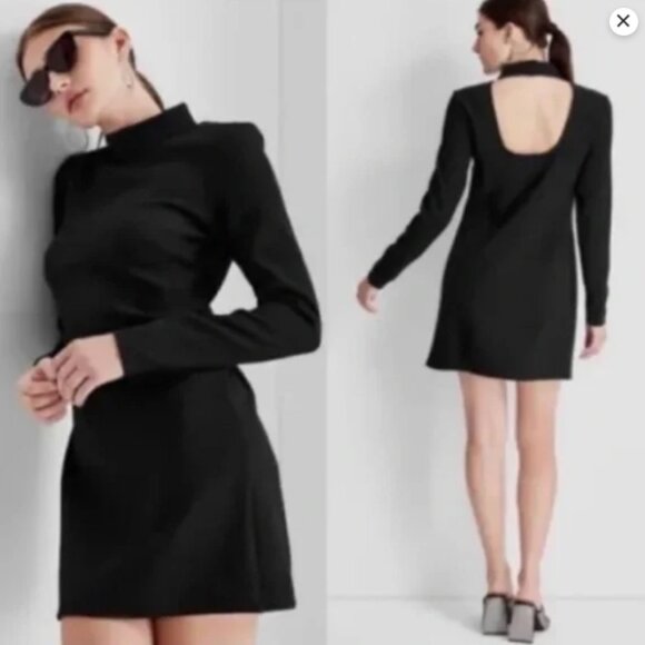 Future Collective Black Mini Dress   8222 - Picture 14 of 14